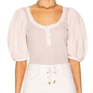 Ulla Johnson pre fall 2022 puff sleeve top